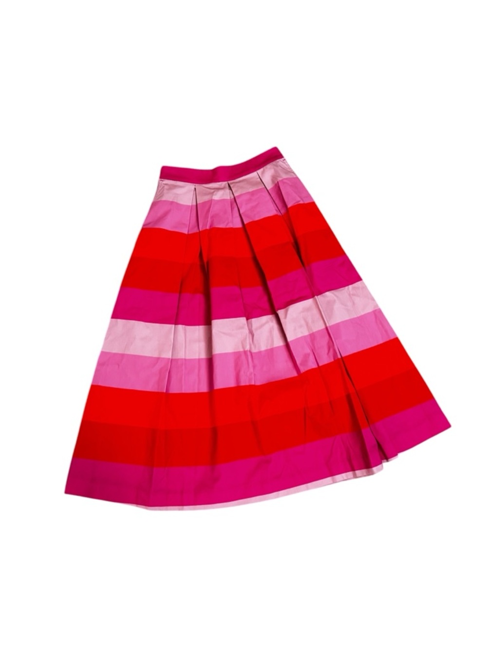 Boden Pink Verity Cotton Midi Skirt 2P - Picture 3 of 5